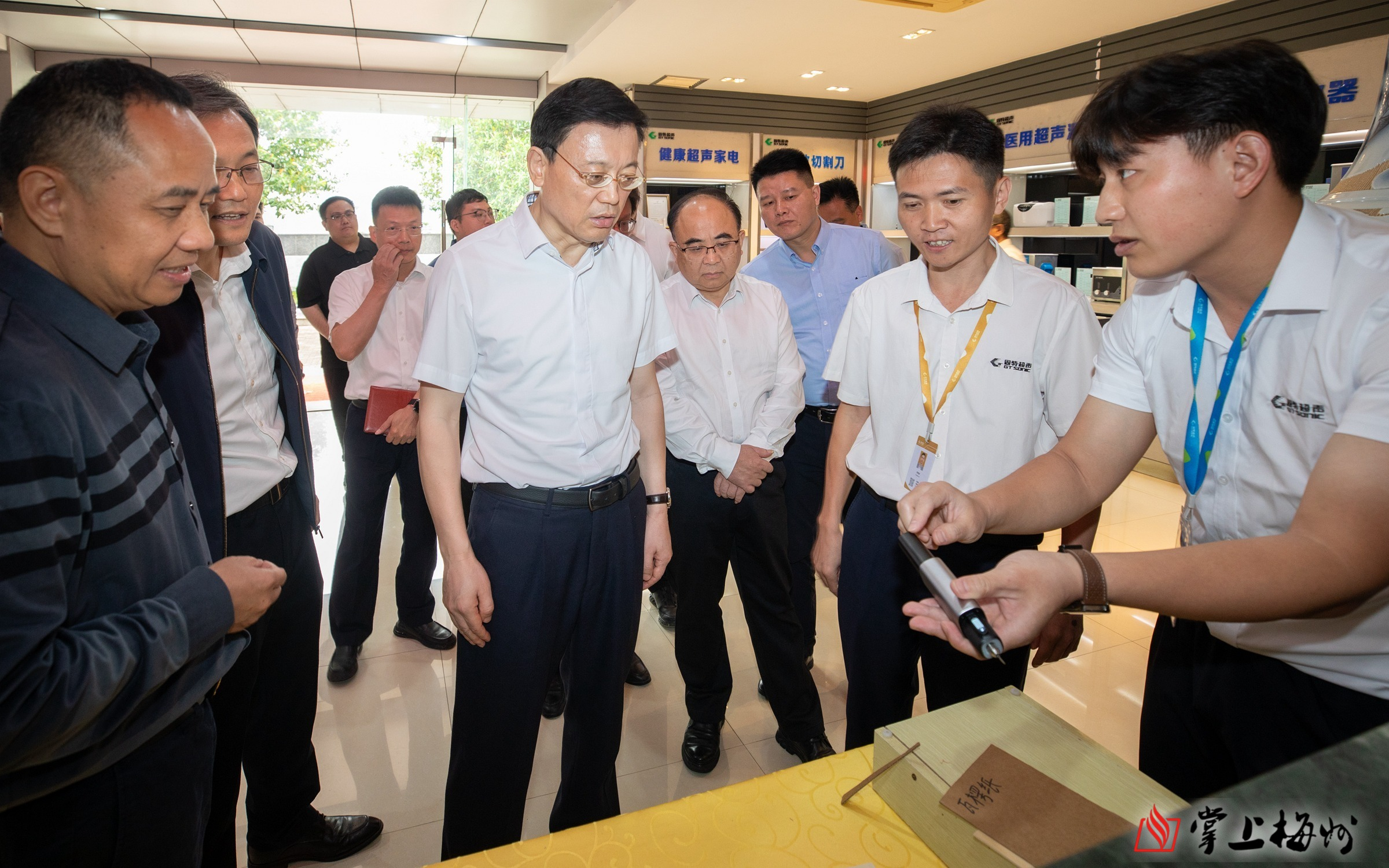 龙头引领县域经济 固特超声获市委书记调研点赞 超声切割刀 ODM 成增长引擎